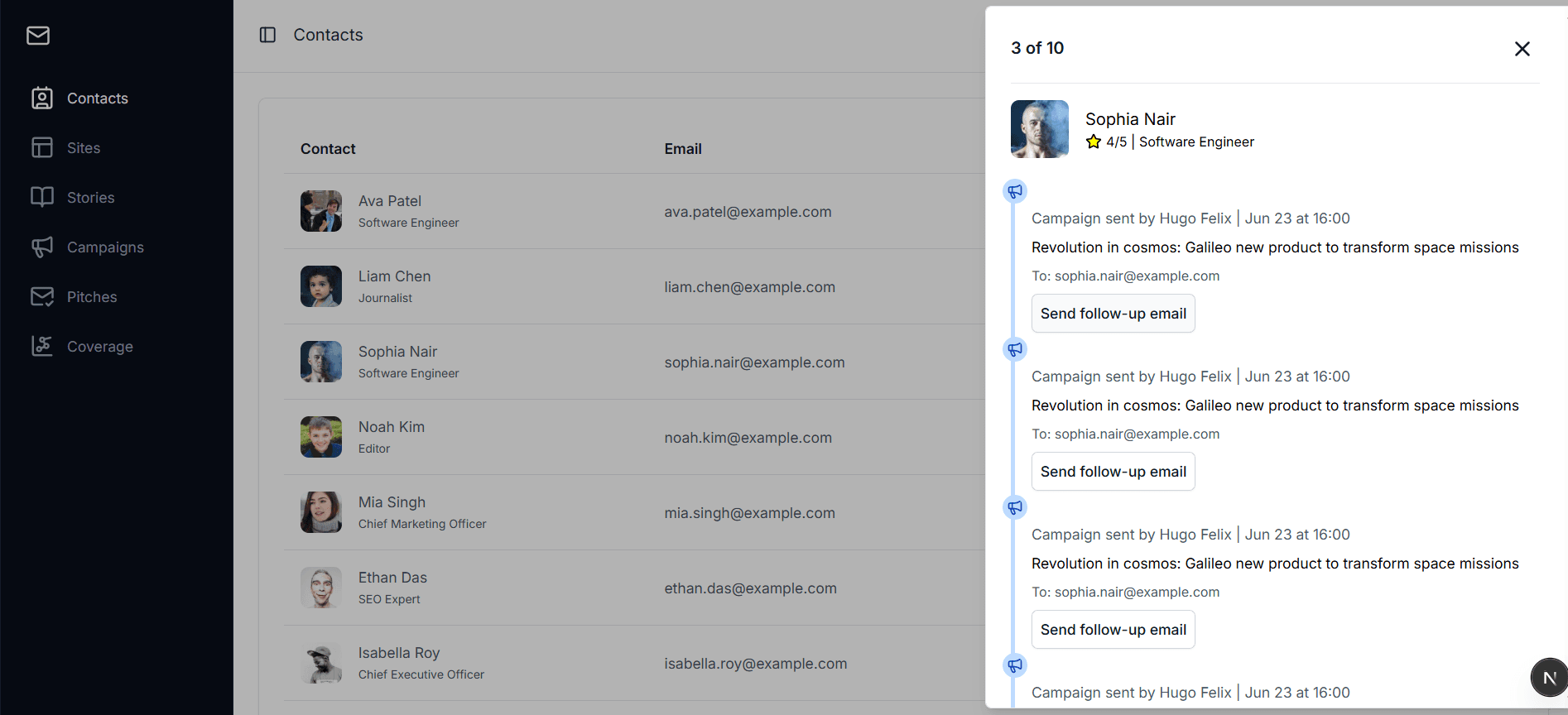 contacts-dashboard